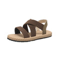 Crisscross Stretch Strap Flat Sandals