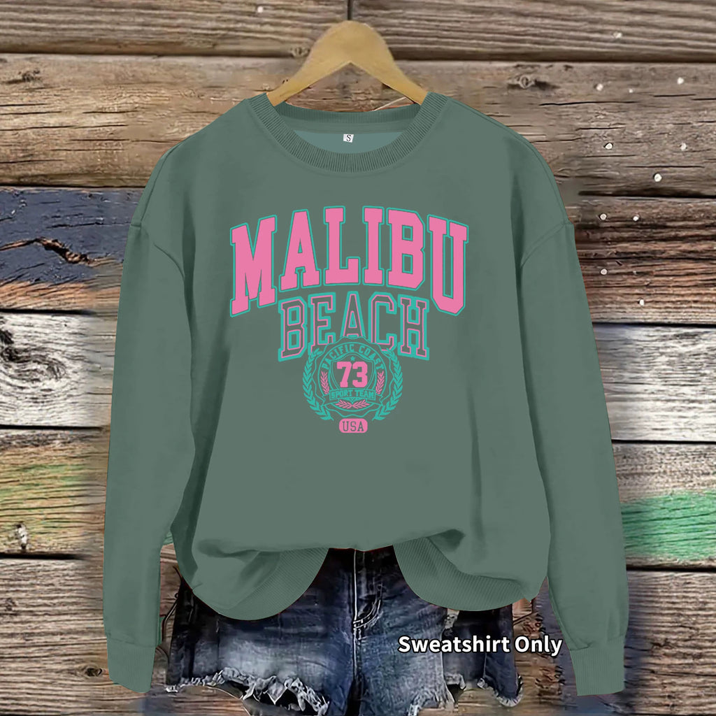 Malibu Beach Graphic Sweatshirt