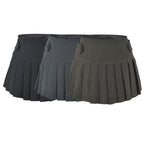 Pinstripe Pleated Mini Skirt