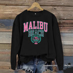Malibu Beach Graphic Sweatshirt