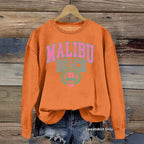 Malibu Beach Graphic Sweatshirt