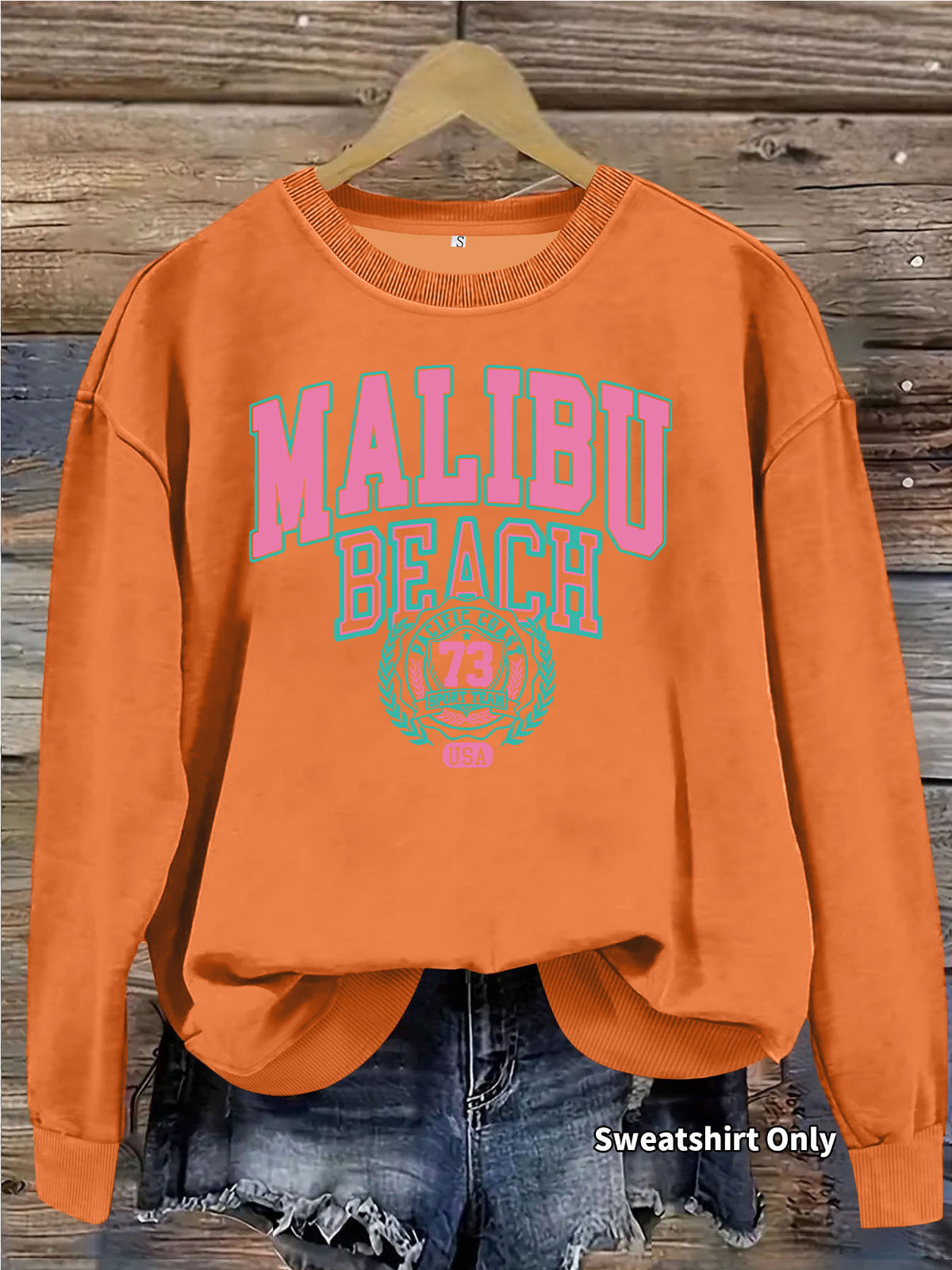 Malibu Beach Graphic Sweatshirt